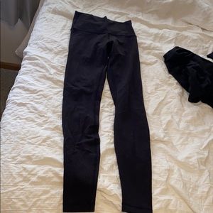 Lululemon Black High Waisted Wunder Under